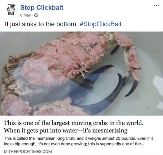 Stop Clickbait