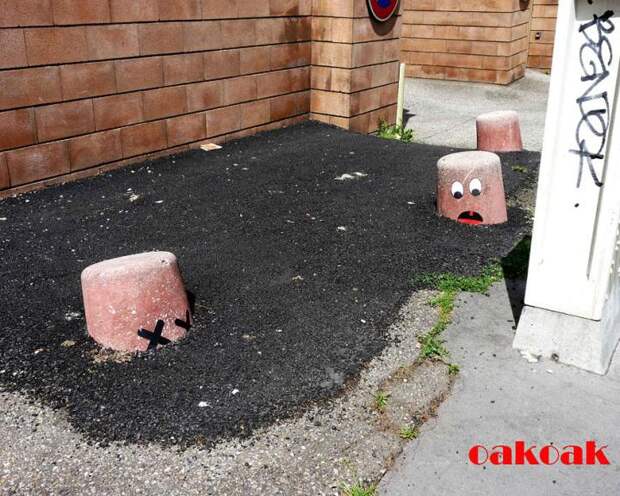Креативный стрит-арт от OakoAk (13)