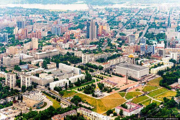 Самара с высоты