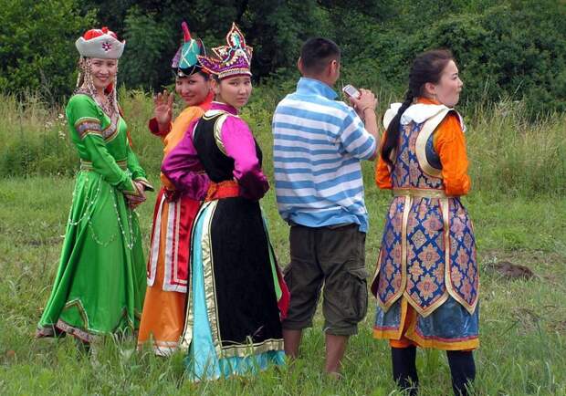 Женское лицо современной Монголии азия, монголия