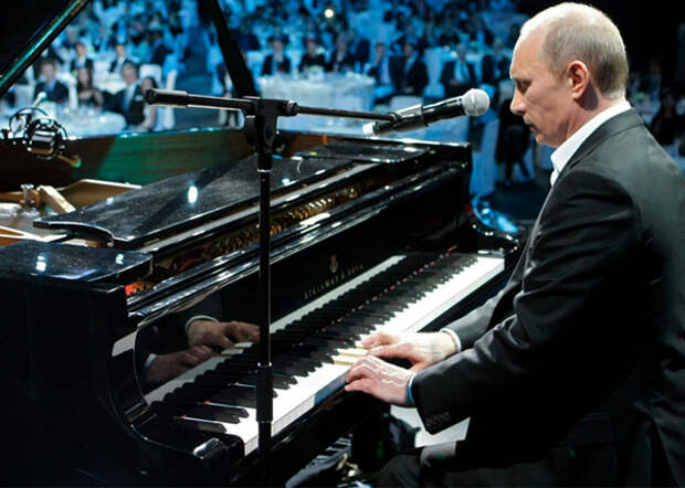 Путин, играет, рояль, фонд Федерация|Фото: imgcdn.luxnet.ua