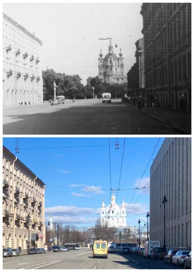 14 фото для сравнения старого и нового Петербурга