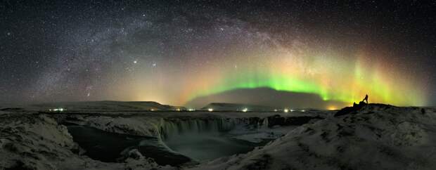 Stephane Vetter «Водопад богов». звёзды, небо, пейзажи, фото