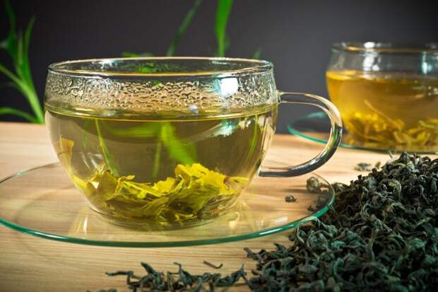 Зеленый чай - прекрасный антисептик. / Фото: Vk.com