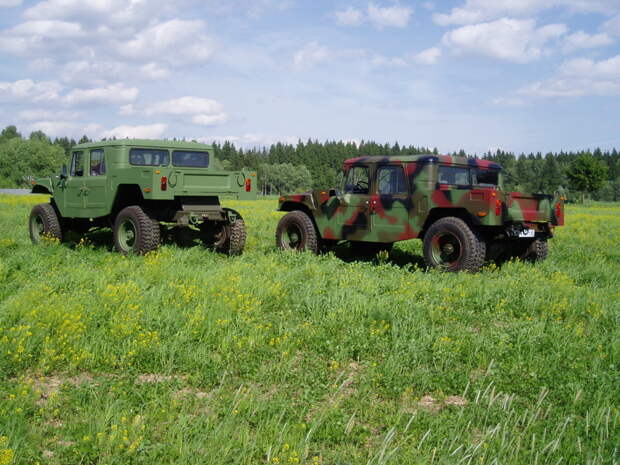 Российский ответ "Хаммеру" на базе ГАЗ-66 hummer, авто, внедорожник, газ, партизан, хаммер