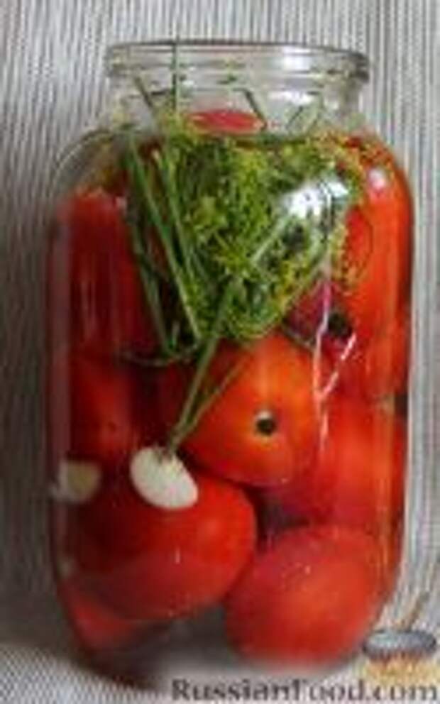 Фото к рецепту: Малосольные помидоры