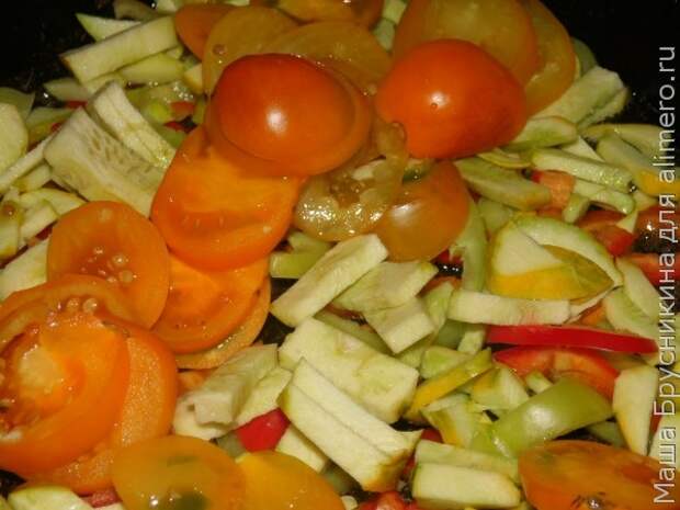 Паста с овощами Паста с овощами
