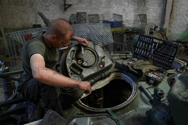 На Украине начали использовать музейный танк «Кедр»