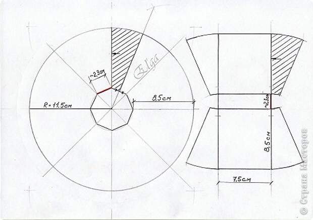 Мастер-класс Моделирование конструирование Чайное колесо Картон Клей Салфетки фото 5