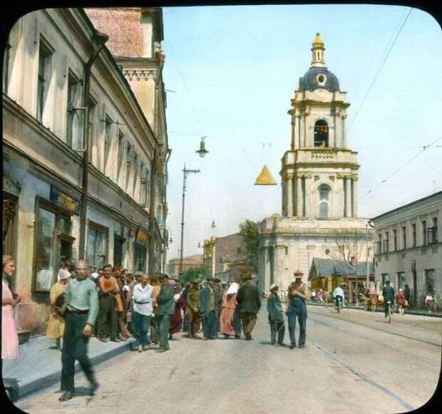 Редчайшие снимки Москвы 1931 года в цвете в цвете, история, москва, фото