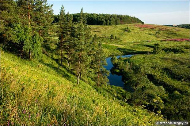 лунный пейзаж холм река