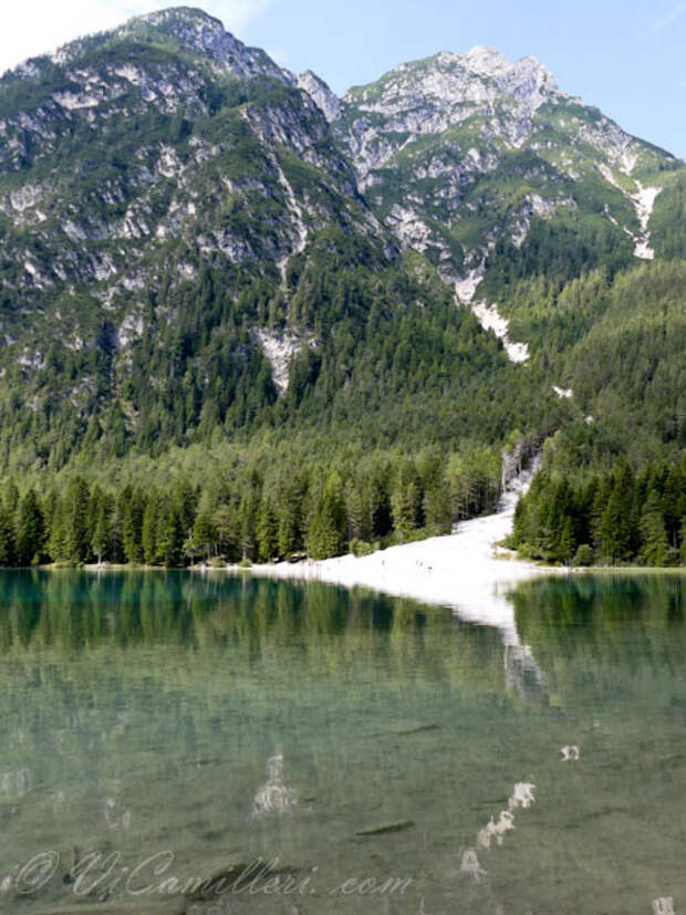 Озеро Доббьяко в Альпах