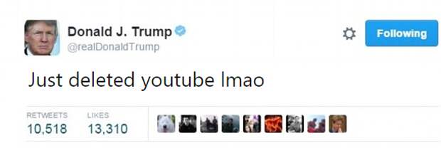 Утром на полтора часа упал YouTube. В ответ пользователи устроили мемный бунт