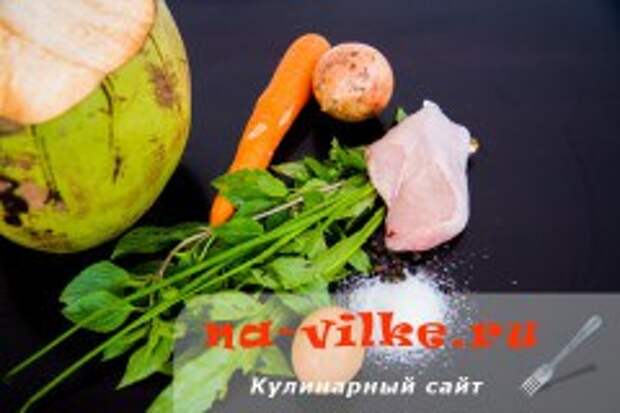 Амок с курицей и кокосовым молоком