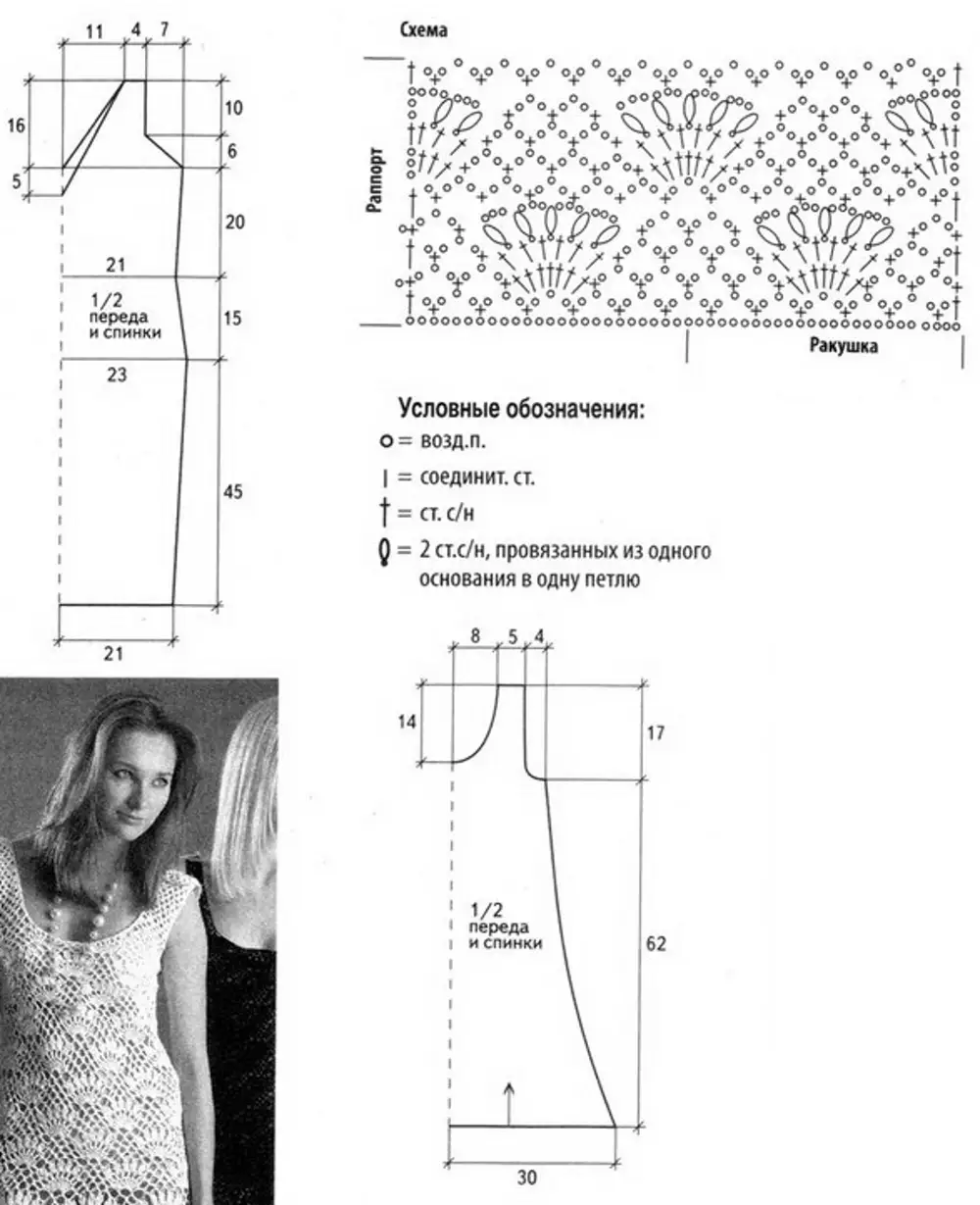 Схема платья