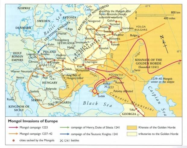 Что могло быть военно-стратегической задачей Батыя в его западном походе на католическую Европу?