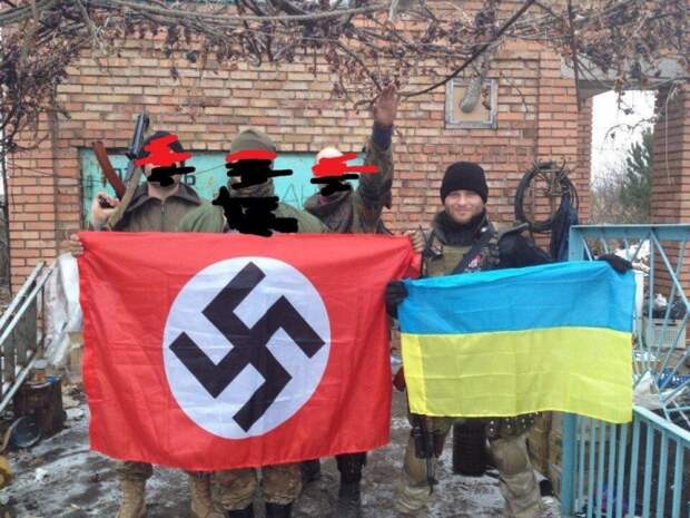 Нацистка Вита Заверуха обстреливает село из РПГ или «Хде вi вiдели нацiстiв в Украiне»