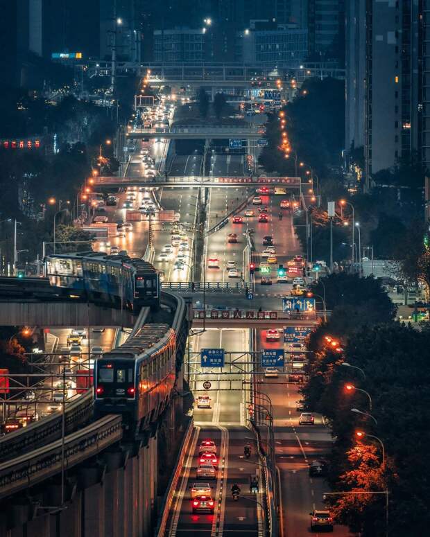 Атмосферные китайские улицы на снимках Чэня Юй Чэня