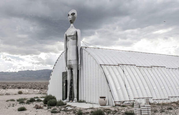 On the Extraterrestrial Highway, Nevada.