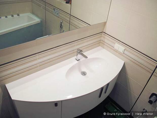 Интерьер ванной комнаты, визуализация и реализация дизайн-проекта