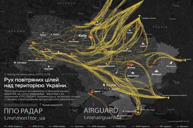 Атака БПЛА на Украину стала самой массовой за все время, появилась схема удара