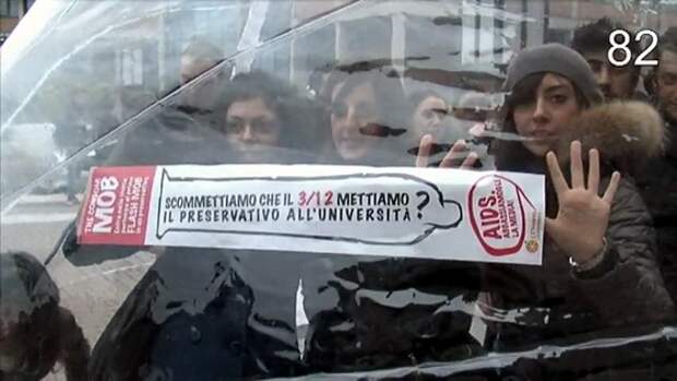 The condom mob (Milan)