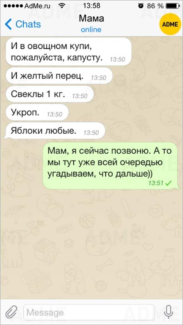 15 СМС от самых остроумных родителей в мире