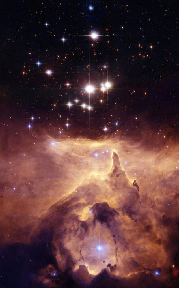Pismis 24 космос, красота, телескоп, хаббл, юбилей
