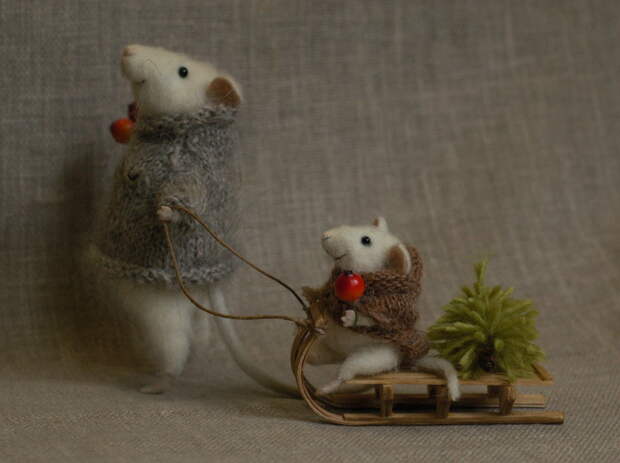christmas mice