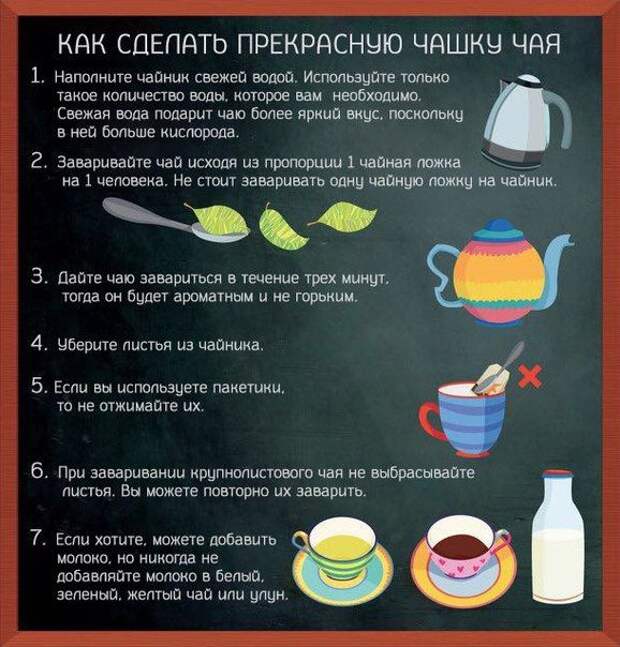 15 истин о чае,  познавательное о чае, как правильно заваривать чай