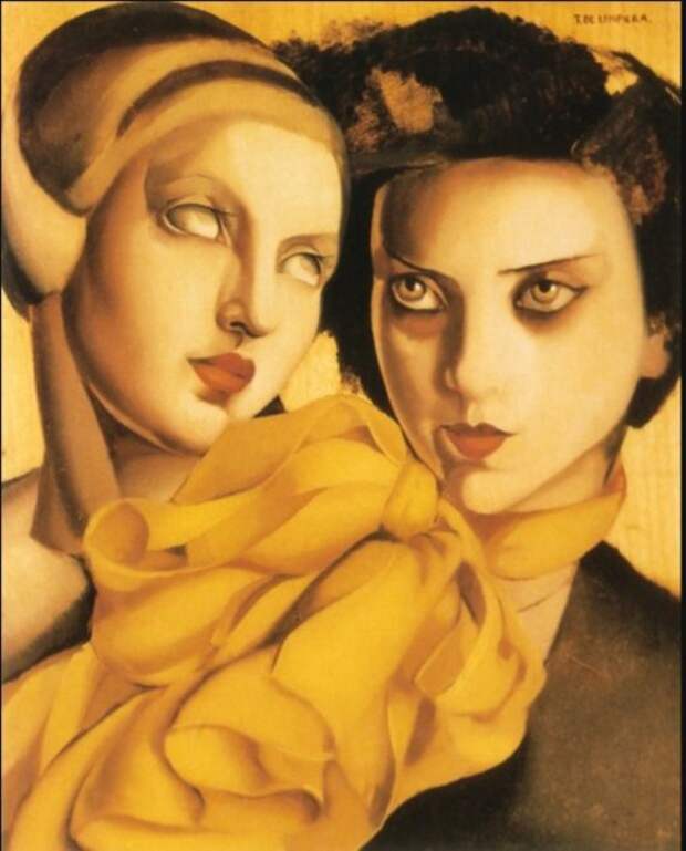 Молодые дамы, 1927 год. Автор: Тамара де Лемпицка (Tamara de Lempicka). Молодые дамы, 1927 год. Автор: Тамара де Лемпицка (Tamara de Lempicka).