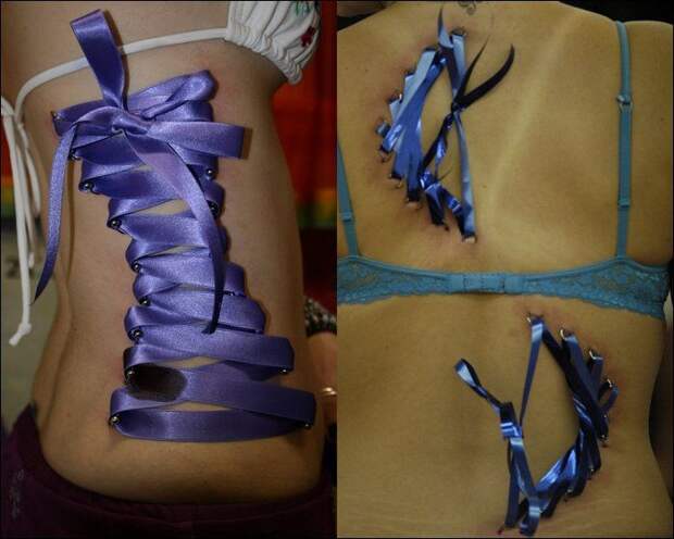 Странно корсет piercing11
