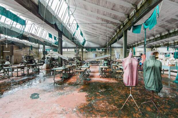 Заброшенная текстильная фабрика в Италии европа, заброшенные места, фотографии
