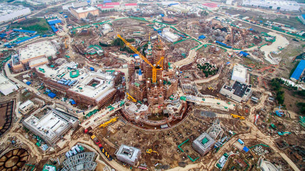 Строительство Диснейленда в Китае