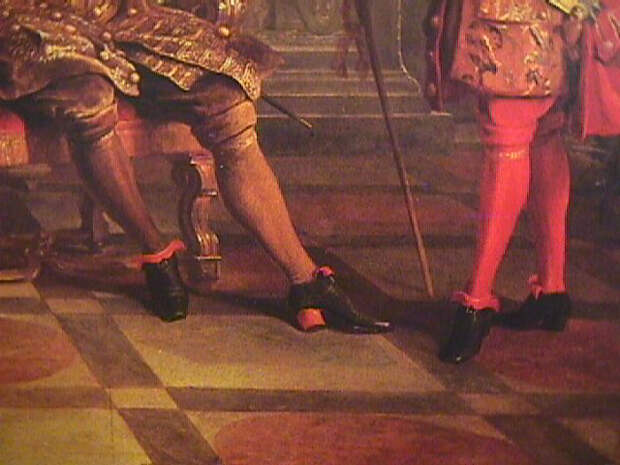 Красный каблук, XVIІІ век