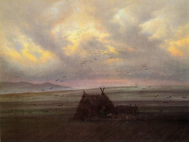 Небо на картинах. Каспар Давид Фридрих. «Туман», 1820