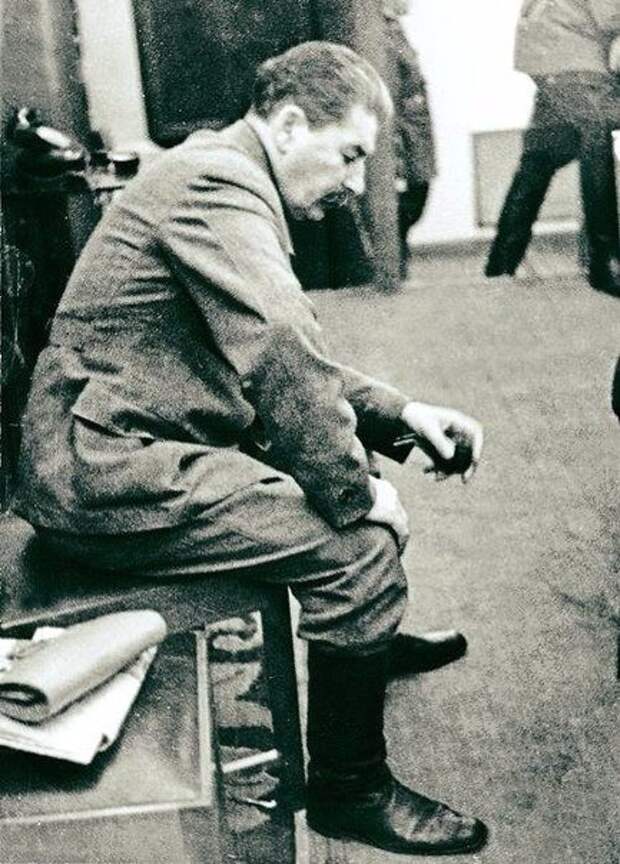 Редкая фотография Сталина
