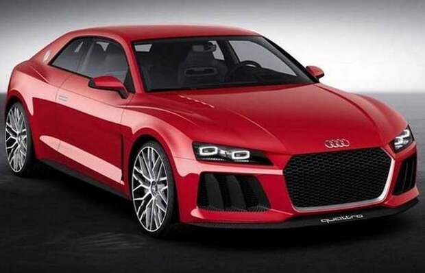 Автомобиль Audi Quattro.