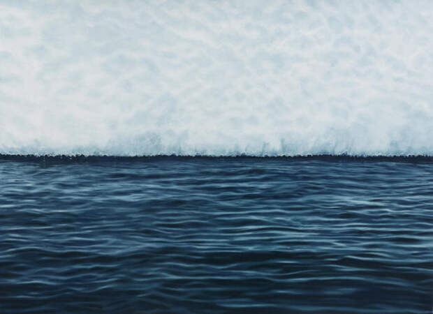 Тонкие грани: Антарктида. Автор: Zaria Forman.