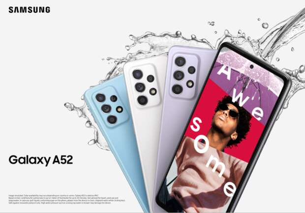 Представлены смартфоны Samsung Galaxy A52 и Galaxy A52 5G