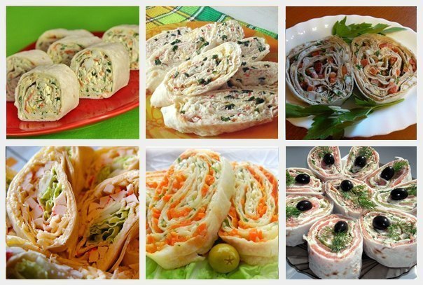 20 рецептов самых вкусных рулетов из лаваша