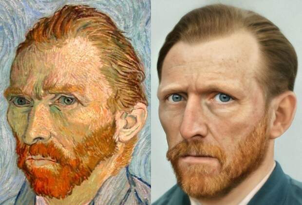 От Ван Гога до Девушки с жемчужной сережкой: художник создает невероятно реалистичные портреты исторических личностей