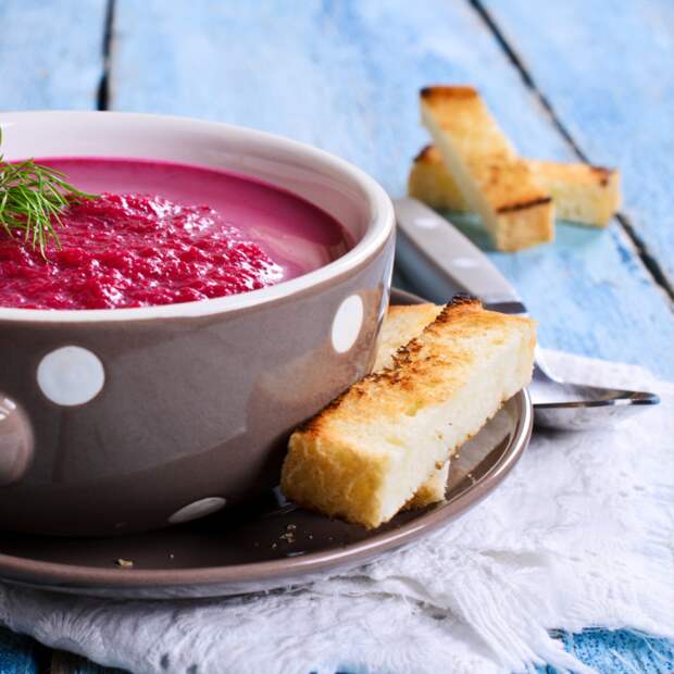 Суп из запеченной свёклы — вкусный рецепт еврейской кухни