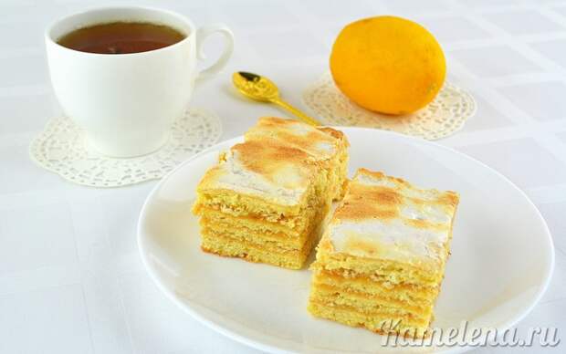 Песочный лимонный пирог — 18 шаг
