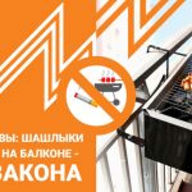 Сотрудники МЧС напомнили о запрете жарить шашлыки на балконах. Фото: Пресс-служба МЧС по ВАО