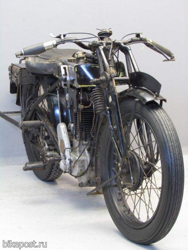 Ретро мотоцикл Sunbeams Model 9 (1932)