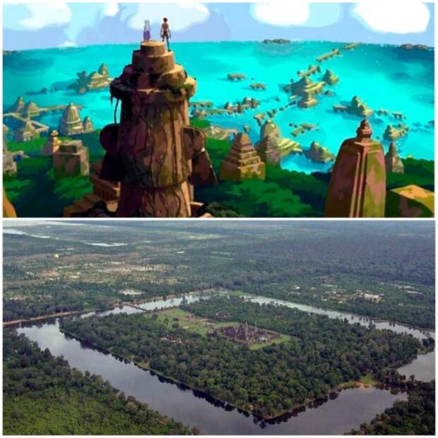 Один из крупнейших архитектурных ансамблей прошлого стал прообразом Атлантиды. /Фото: factroom.ru, wikipedia.org