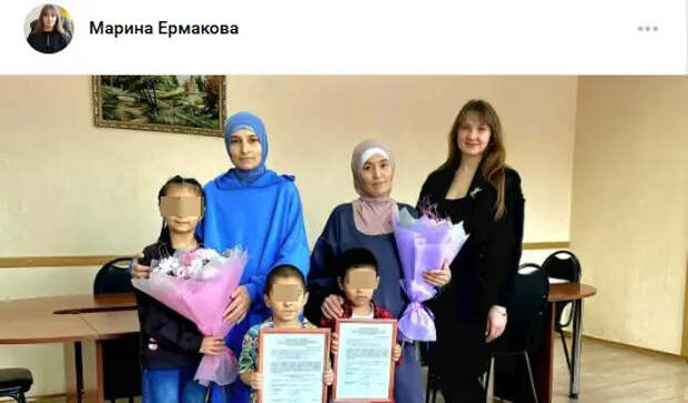 "Многонационал": в Сердобске дали сертификаты двум женам одного экс-мигранта