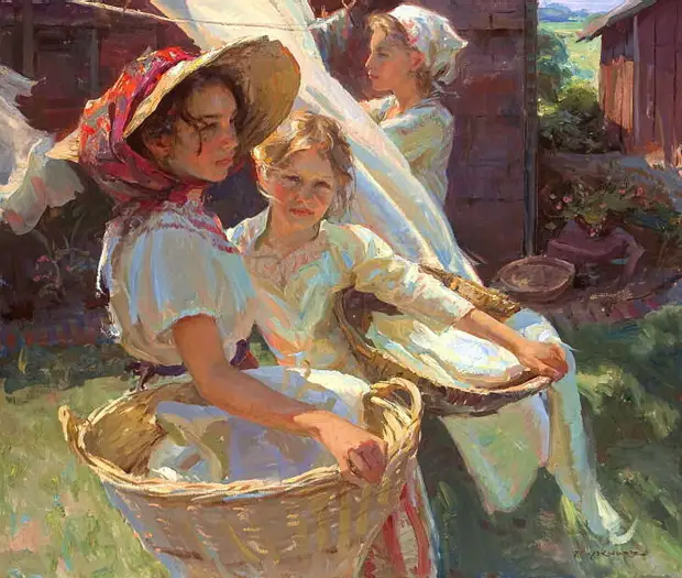 Американский художник Daniel F. Gerhartz