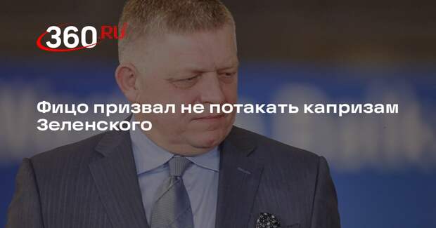 Премьер-министра Словакии Фицо возмутили угрозы Зеленского в адрес Орбана